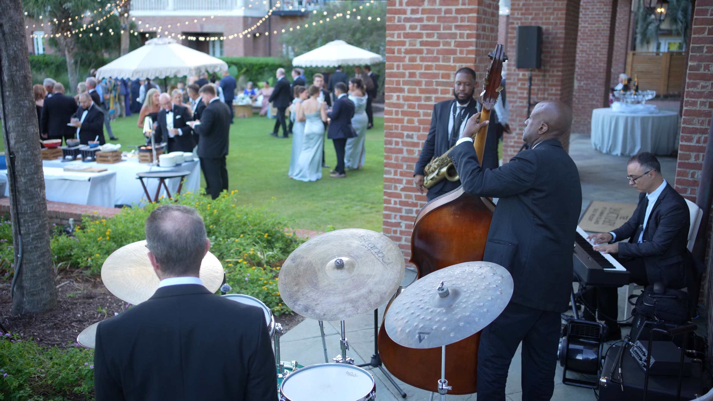 Jazz band event performance