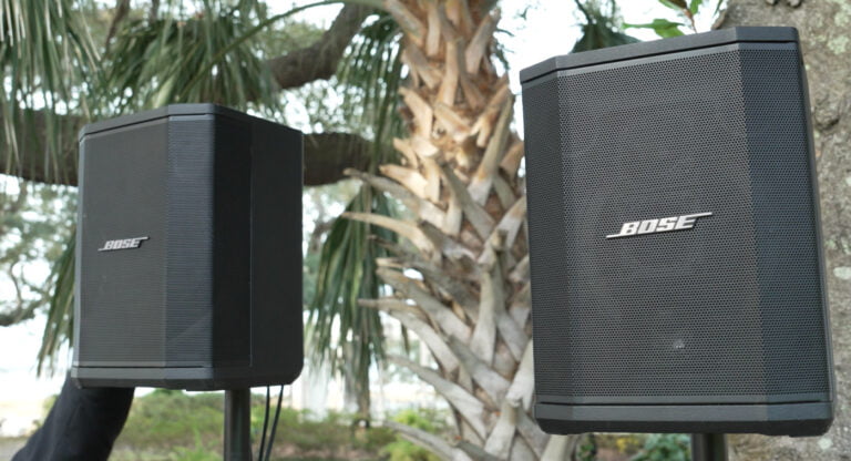 Speaker system for event audio